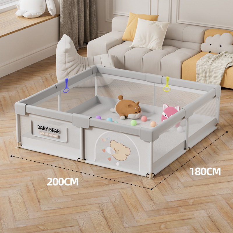 Baby fence, play bar, indoor household climbing mat, protective fence, baby crawling and learning to walk fence Item Picture