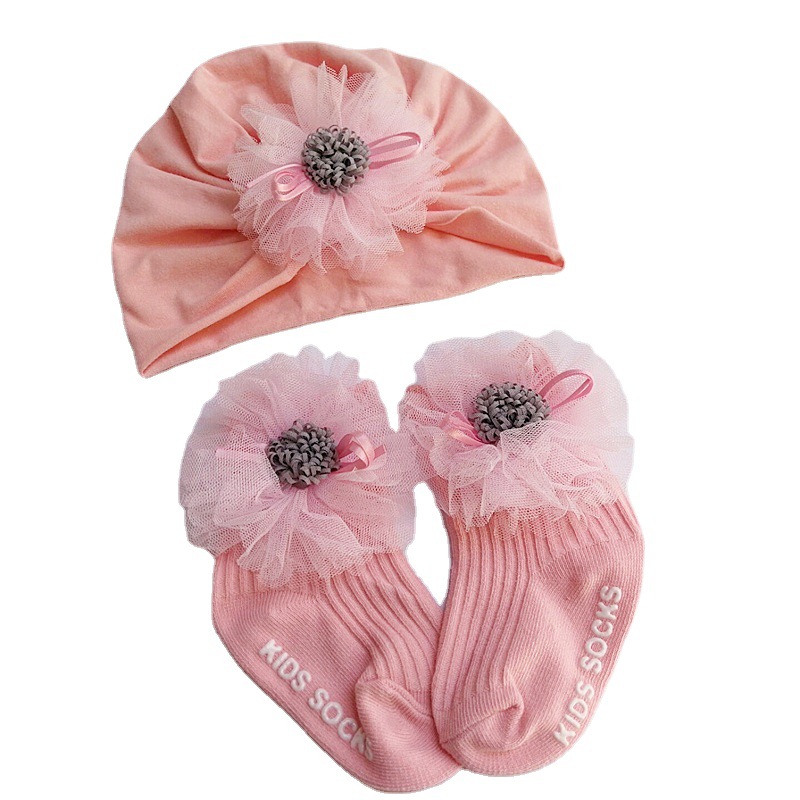 Bebé sombrero de luna llena de lactantes a LiHe lindo regalo flores recién princesa FaShi medias Application Scenario