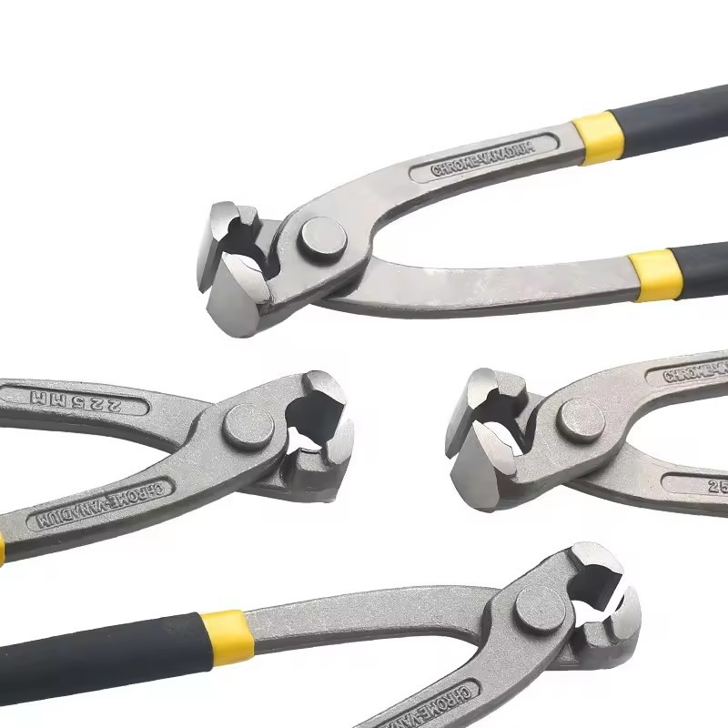 批发高碳钢锻造 抛光 双色沾塑柄扎线钳