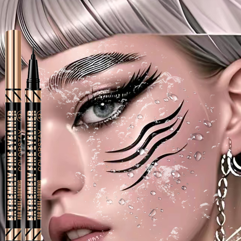Best-selling vegan mineral waterproof eyeliner and moisturizing liquid cosmetics, suitable for cross-border wholesale and direct delivery