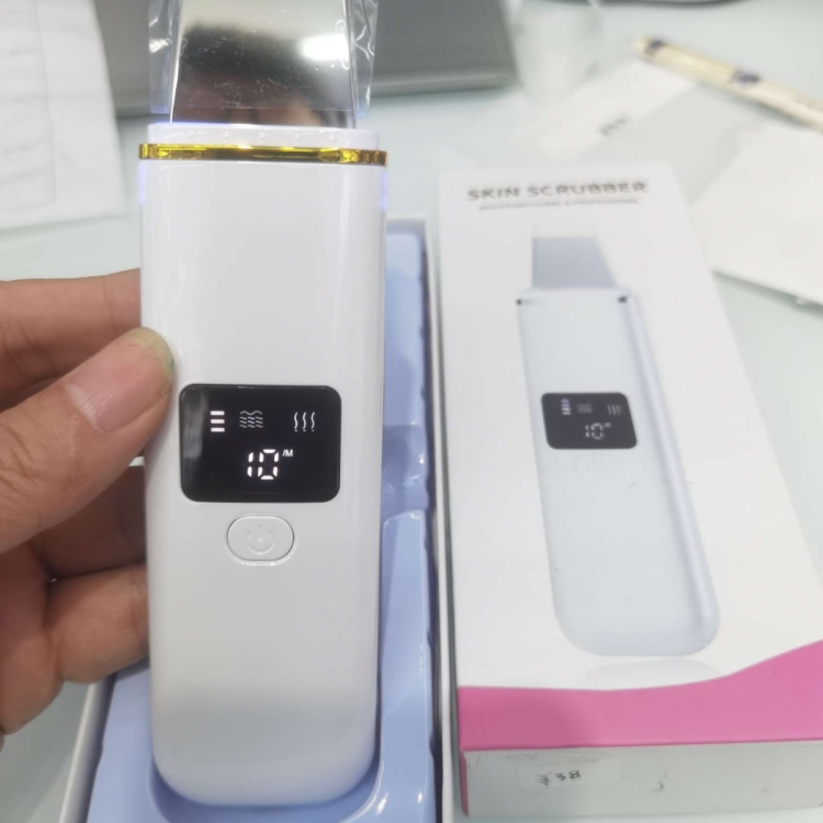 Multi-functional exfoliation, facial massage device and skin scraper for facial cleansing
