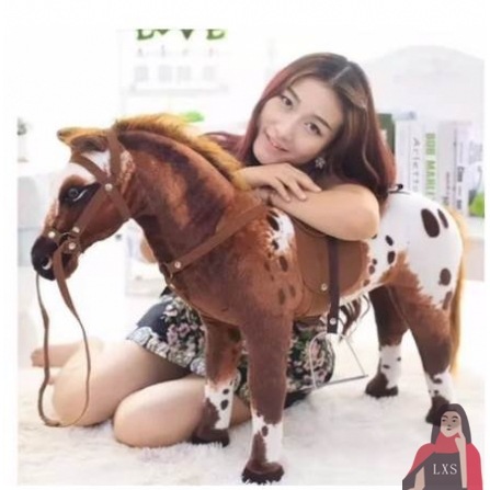 Horseback riding, jumping horse riding, Zhuge horse wheel jumping horse riding, large wooden horse riding, children's scenic area cycling Item Picture