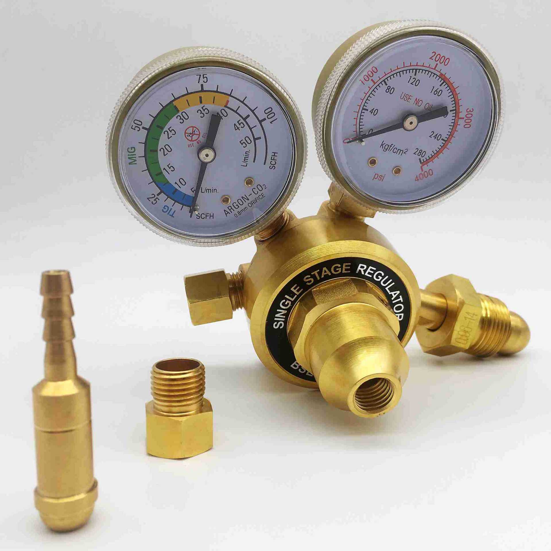 North American style all-copper external thread and external thread carbon dioxide barometer pressure reducer Application Scenario