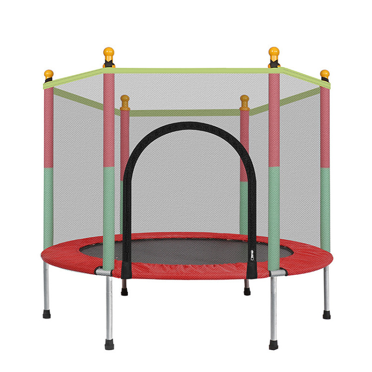 Cama bouncy casa niños interior bebé bouncy cama niño adulto fitness con protector de red hogar juguetes bouncy cama Item Picture