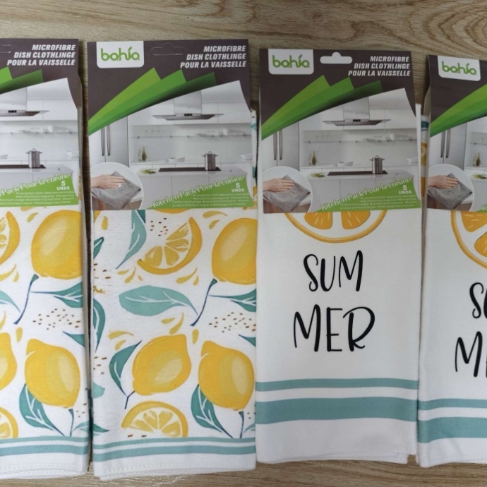 Thickened, velvety and enlarged tea towel cleaning cloth 45X70cmX2P/ Nail color card Application Scenario