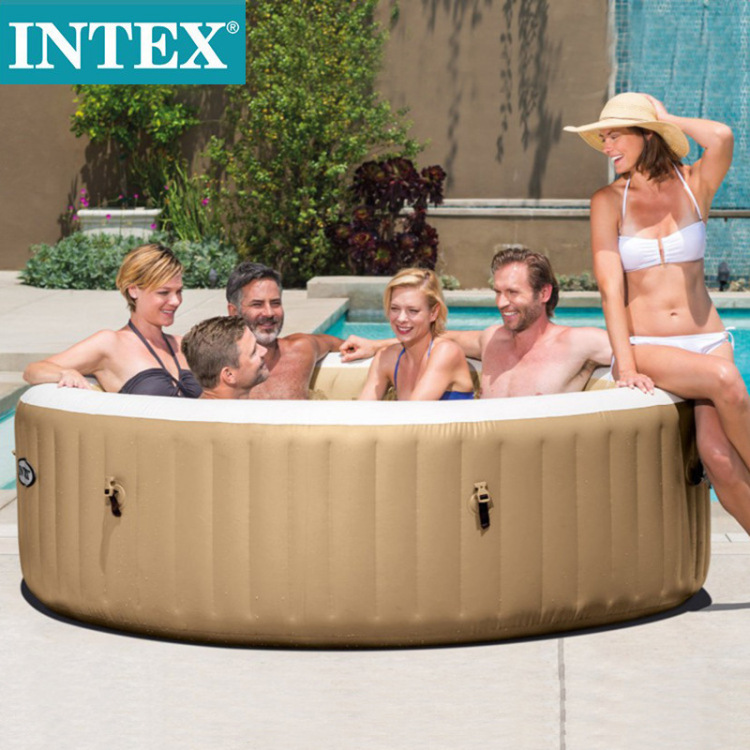 INTEX28428 heated bubble pool, 2.2-meter adjustable heating water pool, massage SPA, bath, sauna, inflatable pool Item Picture