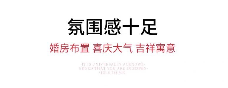 厂家批发彩虹喜字结婚静电贴婚房布置窗户玻璃窗花喜字贴婚庆用品详情10