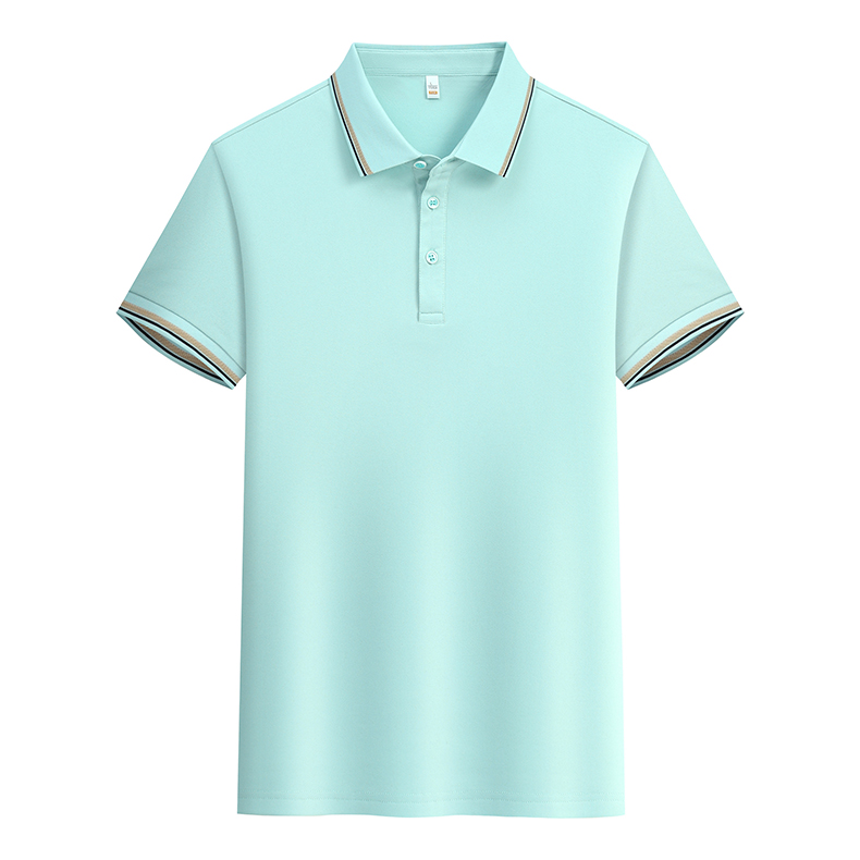 Customized advertising shirts, logo lapel short-sleeved work clothes, T-shirts, printed cultural shirts, corporate polo shirts, factory uniforms pic 10