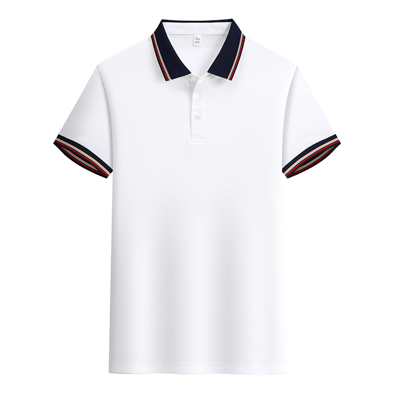 Ropa de trabajo de manga corta de verano personalizado de secado rápido ropa publicitaria polo de algodón camiseta para hombres y mujeres ropa de fábrica impreso logotipo pic 6