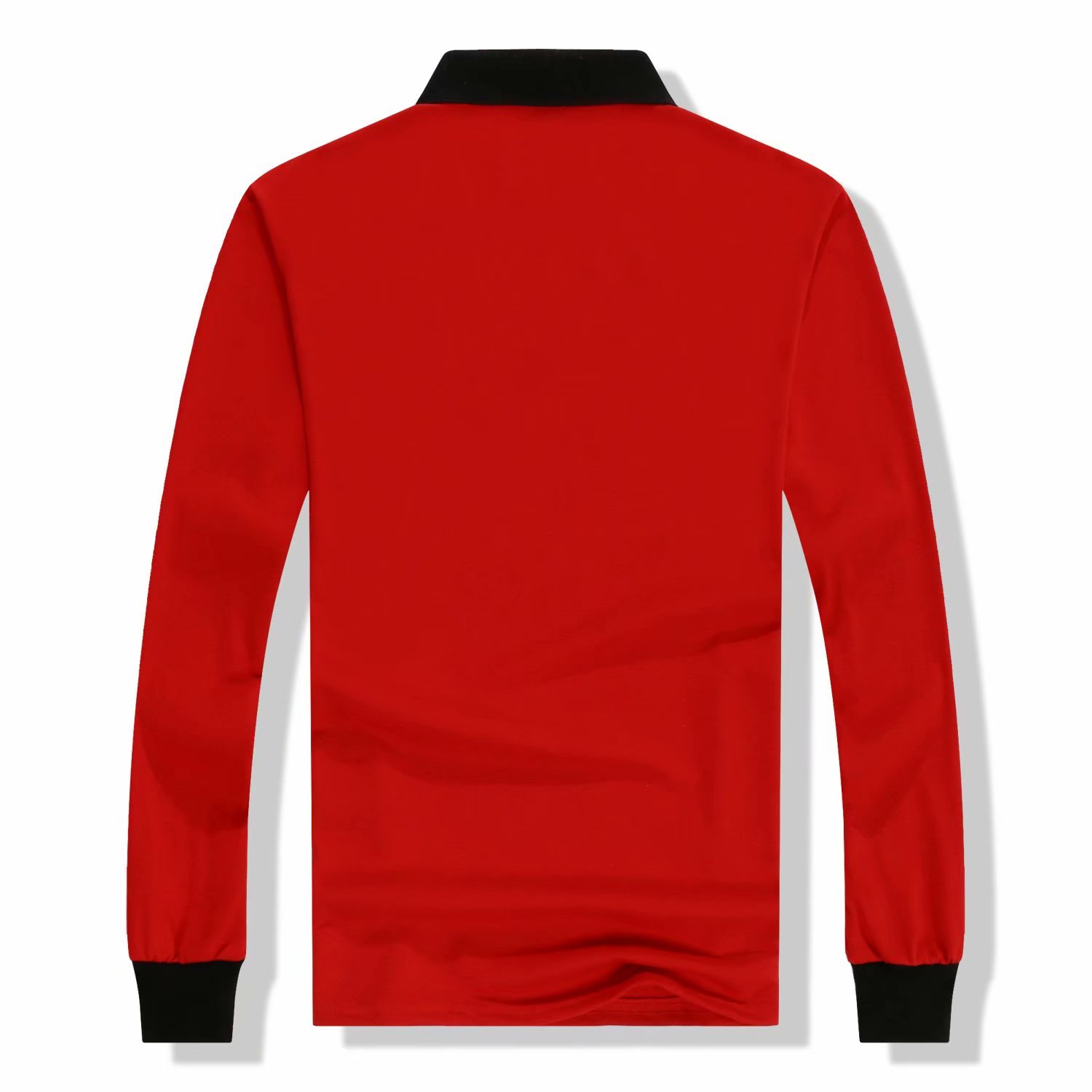 Customized work uniforms, T-shirts, class uniforms, pure cotton lapel POLO shirts, long-sleeved work clothes, custom-made, can be embroidered or printed pic 2