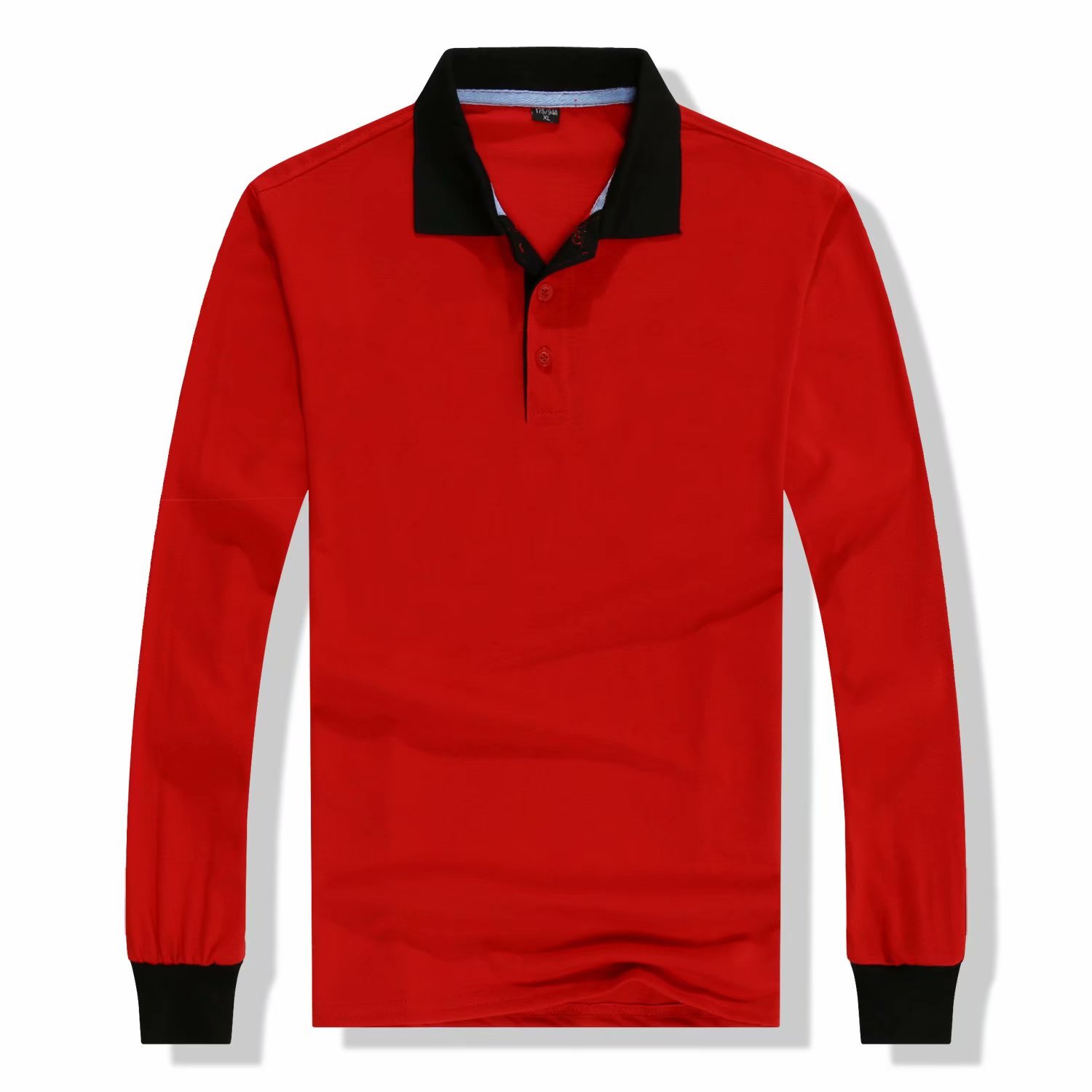 Customized work uniforms, T-shirts, class uniforms, pure cotton lapel POLO shirts, long-sleeved work clothes, custom-made, can be embroidered or printed pic 3