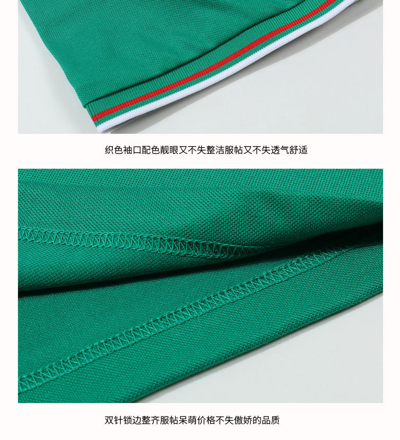 工作服定制diy工作服短袖翻领工作服刺绣印logo定做广告文化服详情6