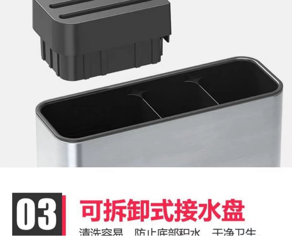 Household knife holders, chopstick racks, draining knife racks, daily cutlery holders, stainless steel storage, kitchen shelves pic 14