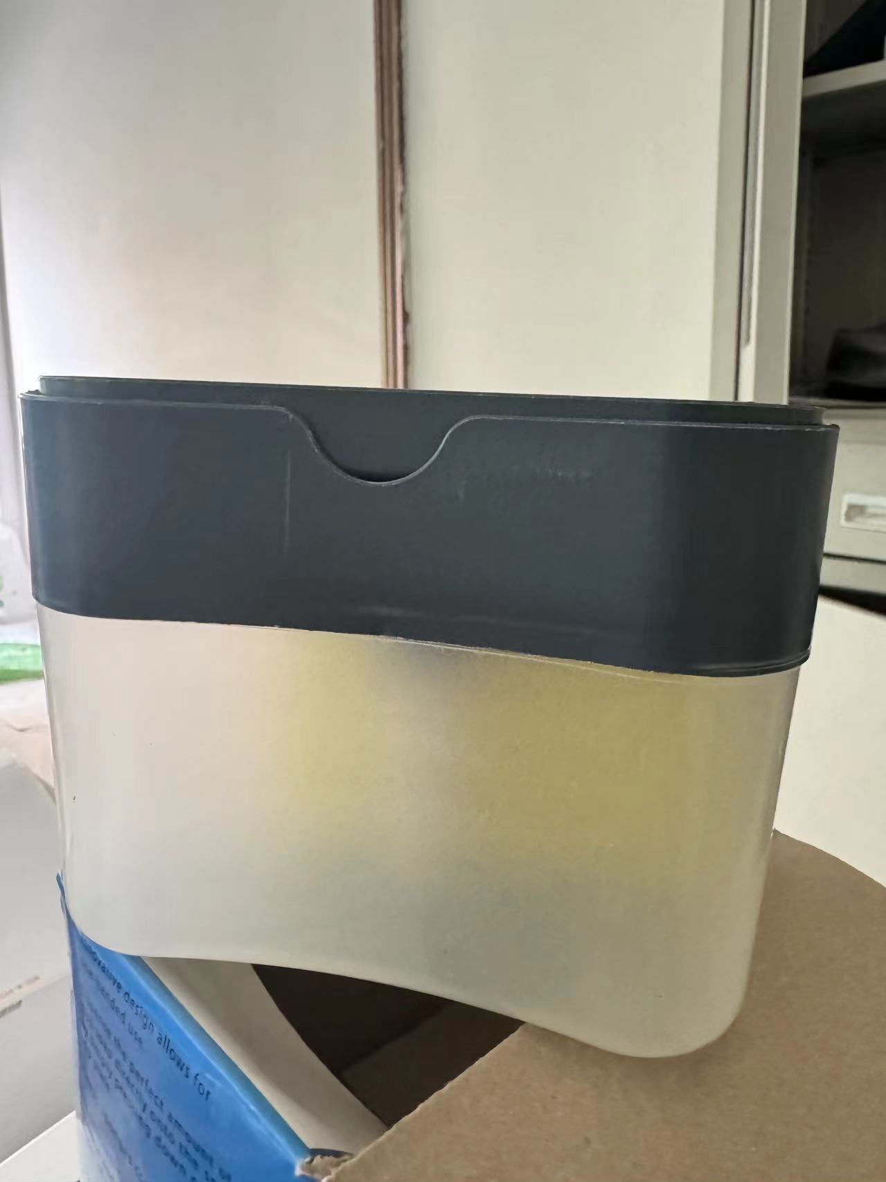 跨境洗洁精按压器清洁锅刷厨房式自动加液盒百洁布洗碗刷锅皂液盒详情11