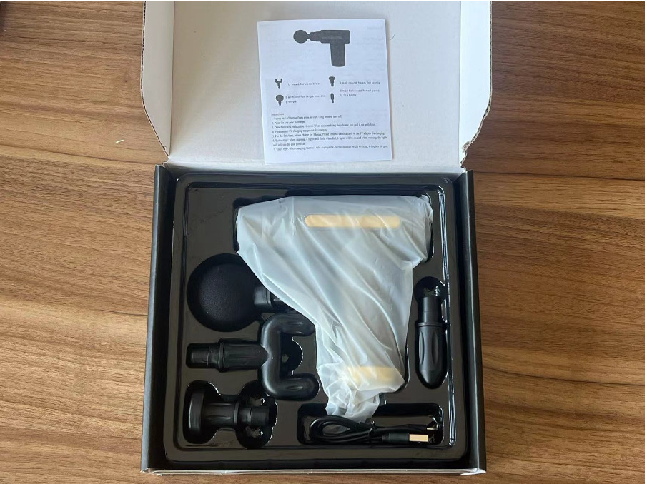 源头厂家跨境爆款720筋膜枪肌肉放松震动USB充电按摩颈椎腰部详情10