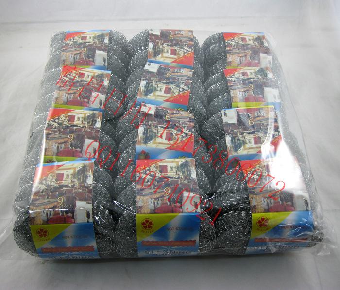 15G steel wool balls, cleaning balls, tennis balls, paper cards, 12 pieces in opp transparent bags pic 7
