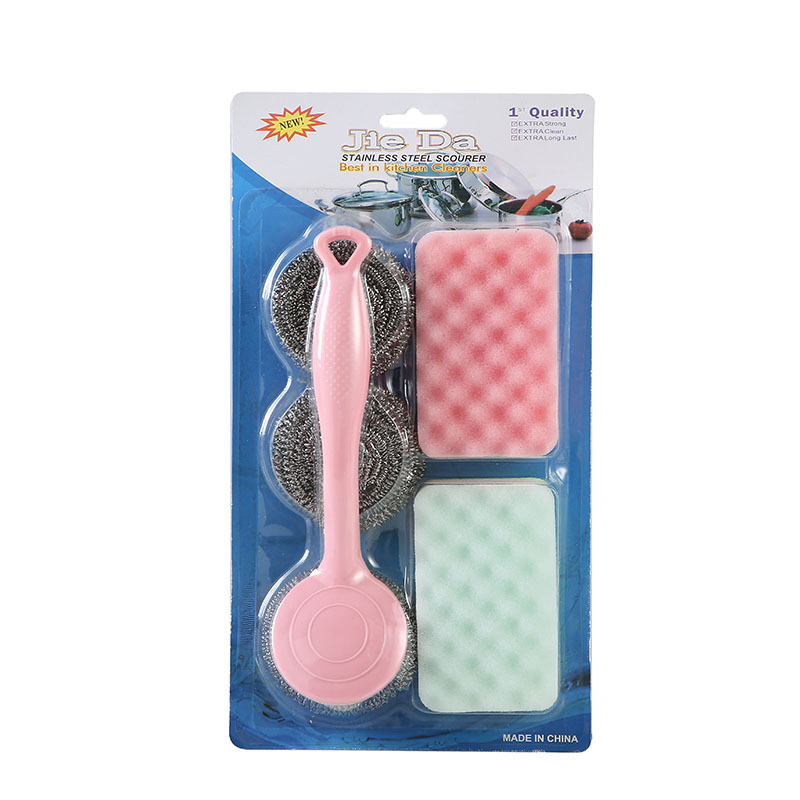 Nueva cocina descontaminante juego de cepillo de limpieza para uso doméstico diario tomar gran bola de limpieza fuerte removedor de manchas paño de vajilla pic 11
