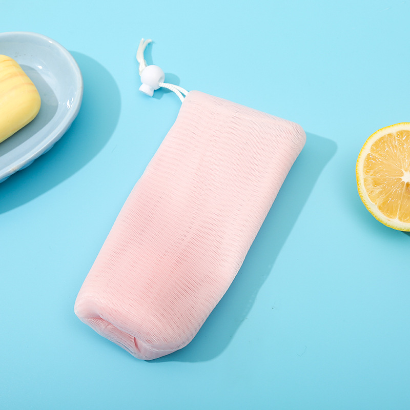 多层超柔起泡网洗面奶打泡网香皂袋发泡网沐浴搓澡洁面起泡网批发详情8