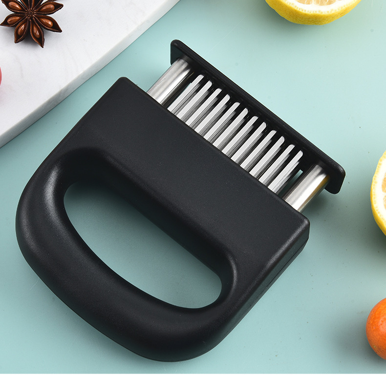 Household stainless steel meat tenderizer, 48-tooth meat tenderizer needle, steak tendon breaking magic tool, steak pater, barbecue meat tenderizer pic 8