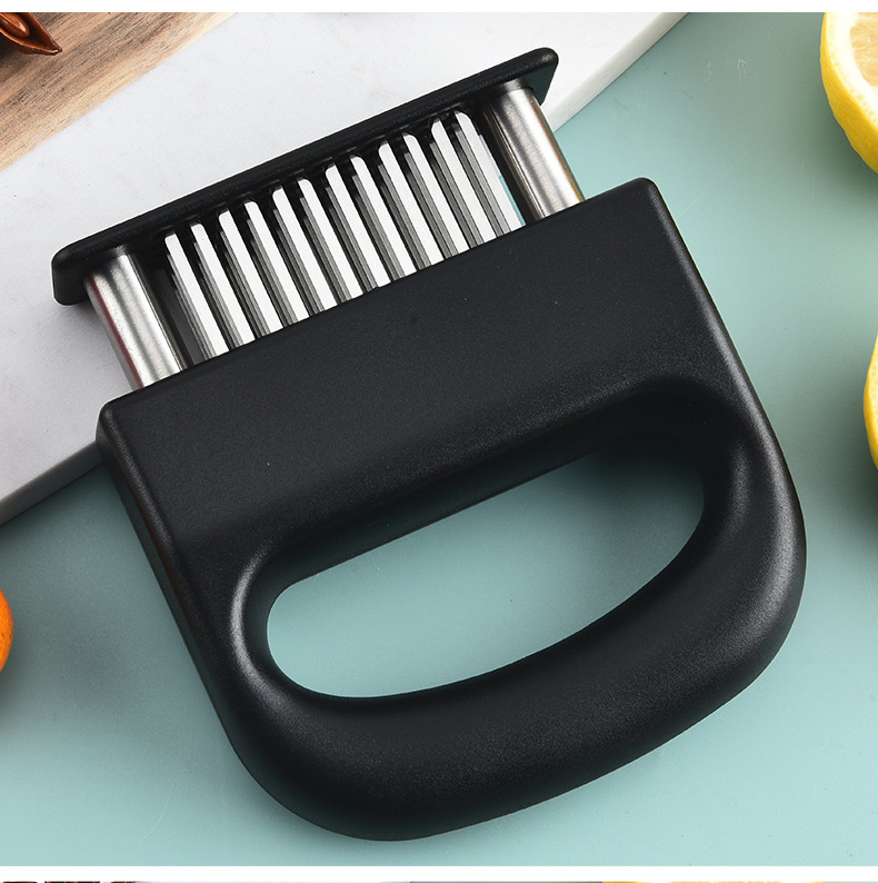 Household stainless steel meat tenderizer, 48-tooth meat tenderizer needle, steak tendon breaking magic tool, steak pater, barbecue meat tenderizer pic 7