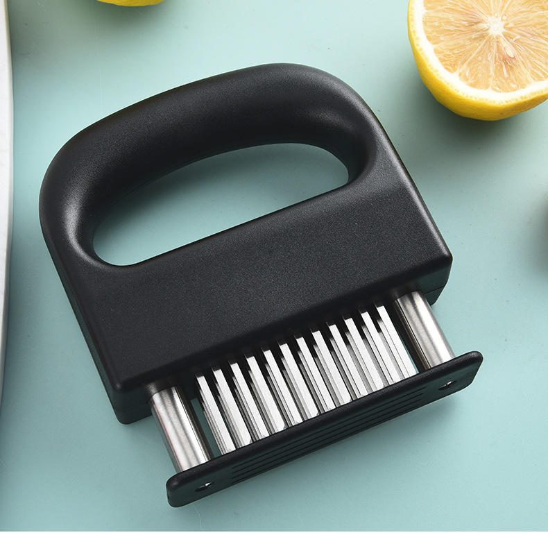 Household stainless steel meat tenderizer, 48-tooth meat tenderizer needle, steak tendon breaking magic tool, steak pater, barbecue meat tenderizer pic 10
