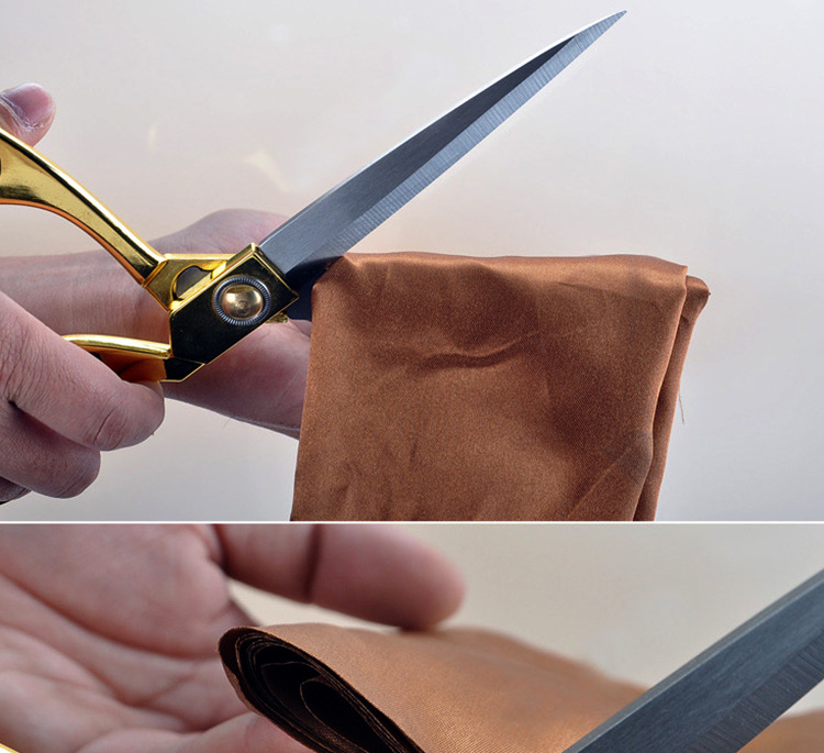 裁缝剪不锈钢镀金裁缝剪合金缝纫服装剪 喜庆礼品婚庆剪彩典礼剪详情15