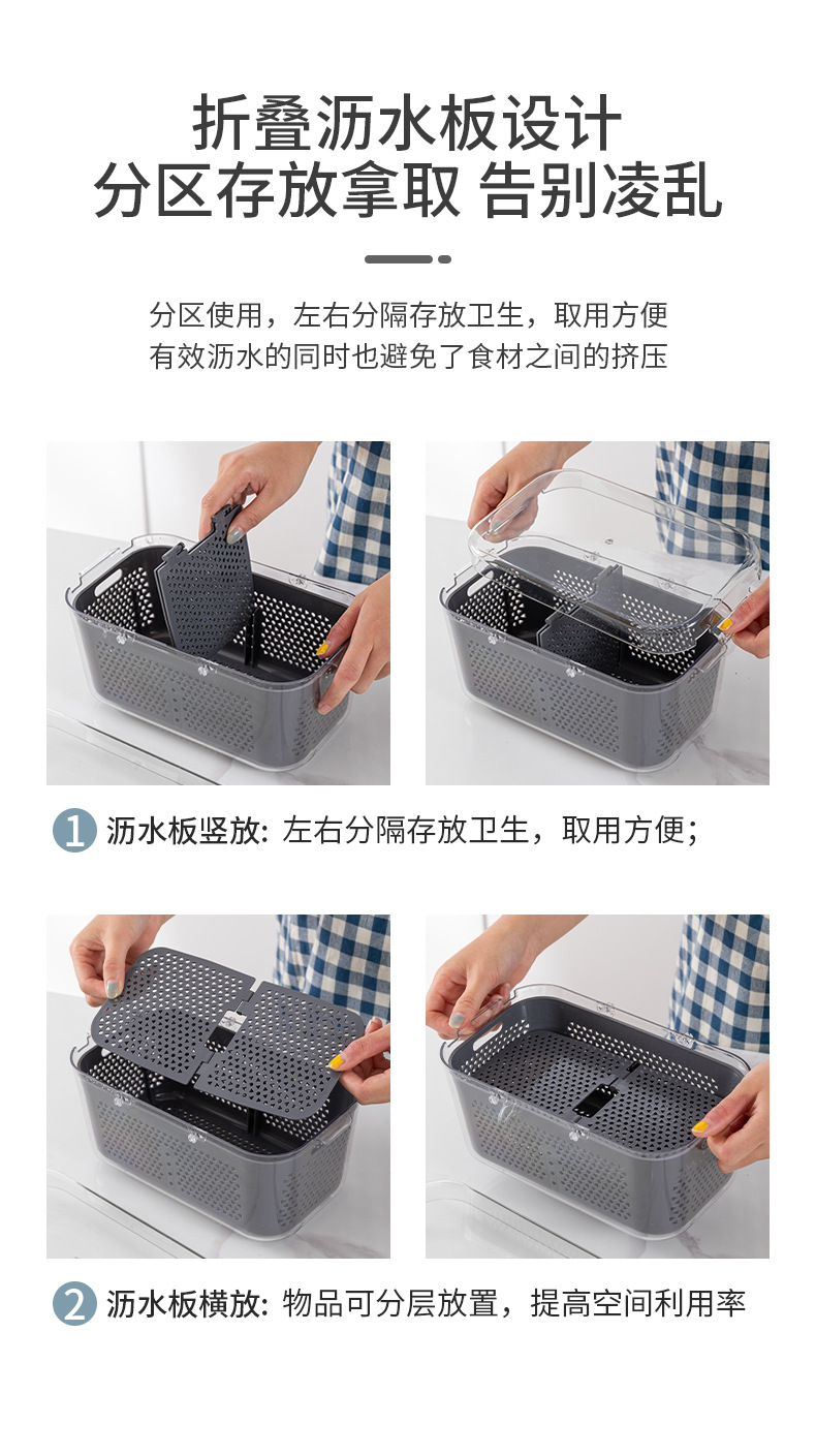 New 22-piece kitchen vegetable cutter, slicer, grater, onion and potato cutter, multi-functional household vegetable cutter pic 14