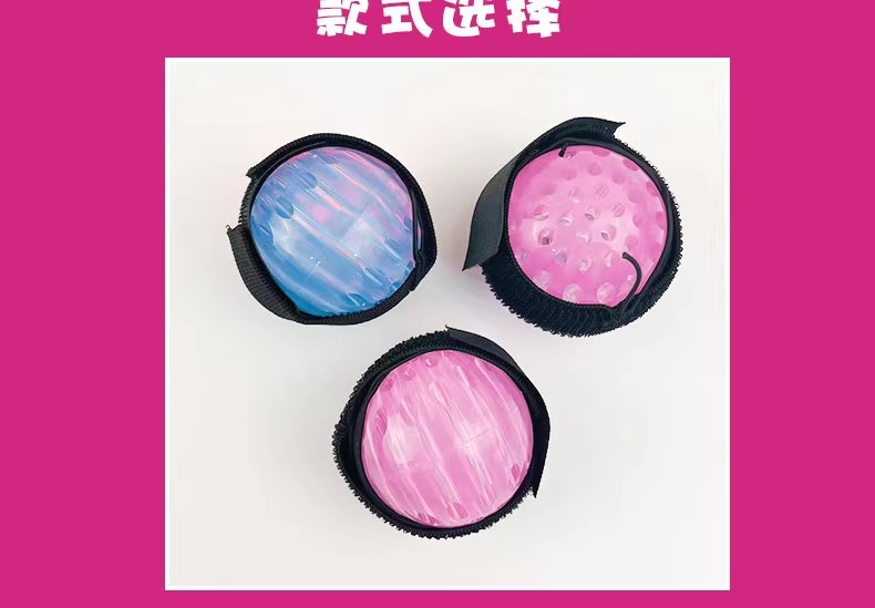 发光手腕水晶弹力球带绳锻炼手眼 协调健身手抛魔术球猫狗玩具详情3
