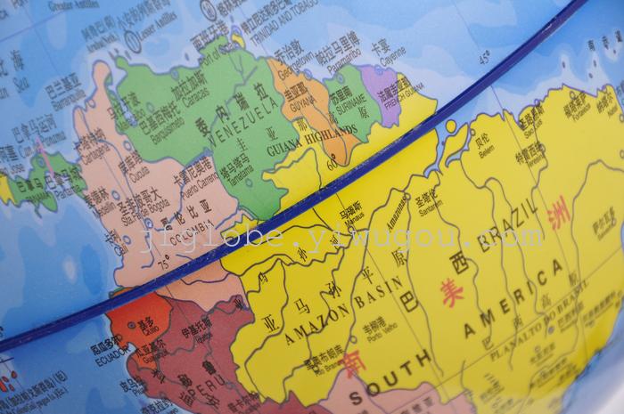 【 Jingfeng 】32CM Administrative District Plastic Ruler Globe (Geography Teaching) Available in multiple languages pic 4