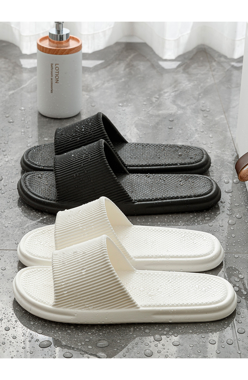 条纹凉拖鞋家用 软底eva防臭踩屎感居家凉拖女夏洗澡防滑拖鞋批发详情8