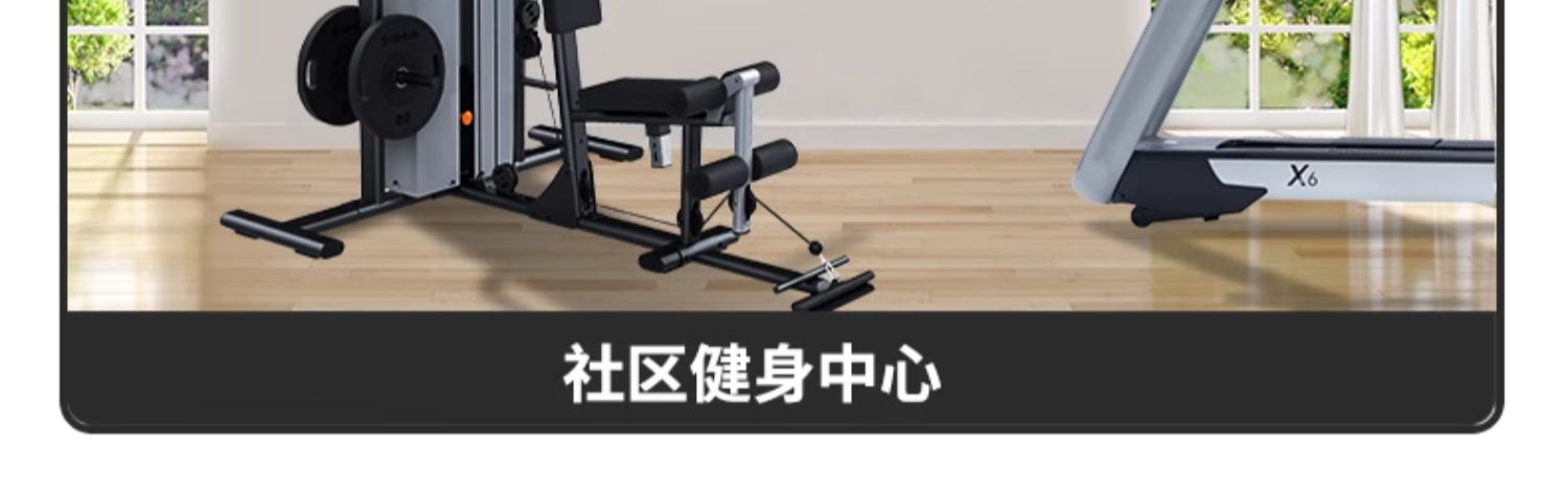 Shuhua SH-G5203 high-end indoor gym three-person station comprehensive strength training equipment pic 6