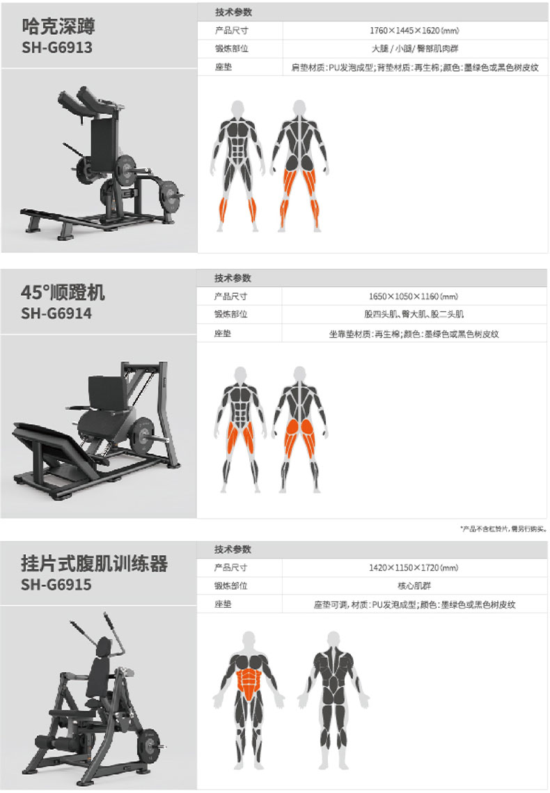 Shuhua G6914 Push-off machine Trainer is a high-end commercial gym equipment specifically designed for comprehensive strength training pic 8