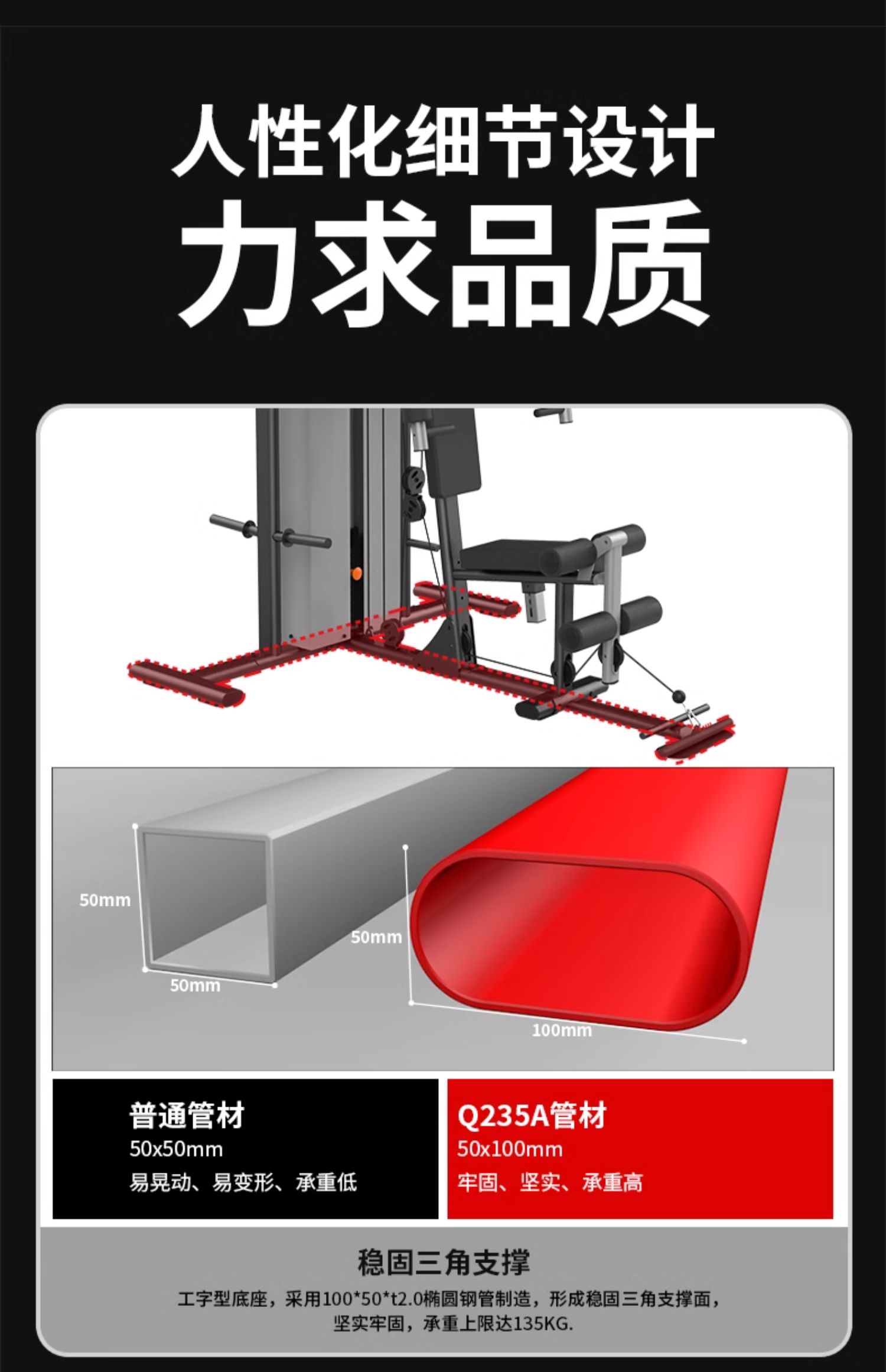 Shuhua SH-G5203 high-end indoor gym three-person station comprehensive strength training equipment pic 15