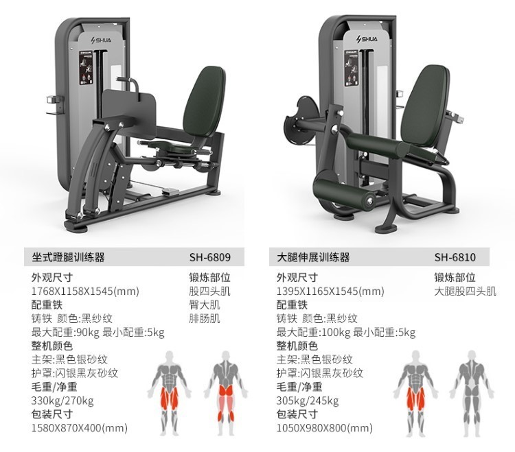 Shuhua Enterprise and Public Institution Gym Strength Personal Trainer Level Up and Down Inclined Push Chair Training Equipment SH-G6873 pic 25