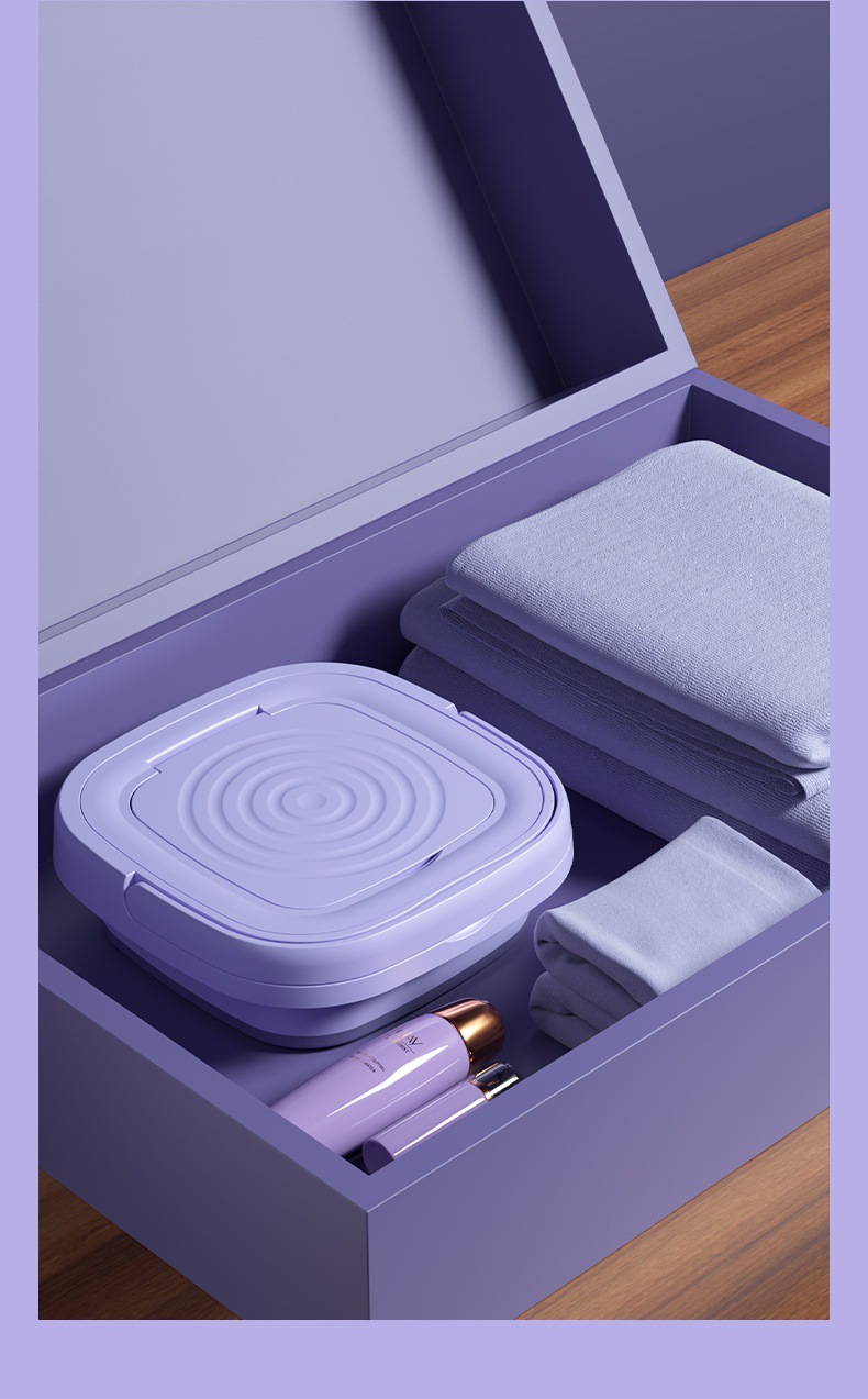 折叠洗衣机家用洗脱两用立式迷你洗衣机婴儿内衣内裤洗袜子神器详情18