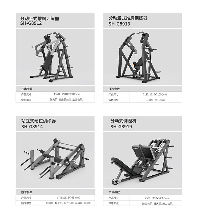 Shuhua G8925 Freestyle Training deck comprehensive strength sports Equipment, high-end commercial fitness pic 9