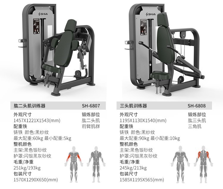 Shuhua G6807 Personal Trainer Gym Club Strength Training Equipment Thigh flexion and extension Trainer Biceps femoris pic 25