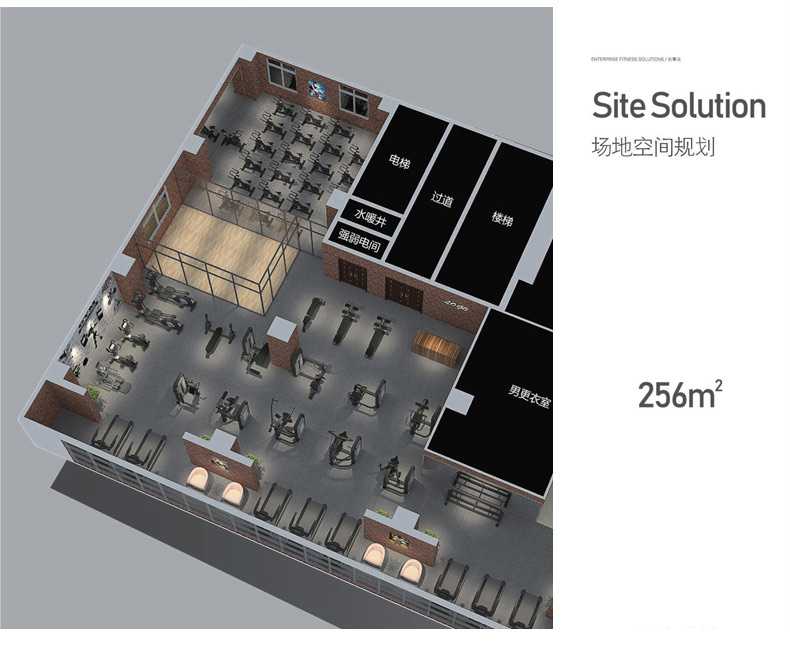 舒华SH-G7701卧姿推胸训练器商用健身房单位综合运动专业健身器材详情8