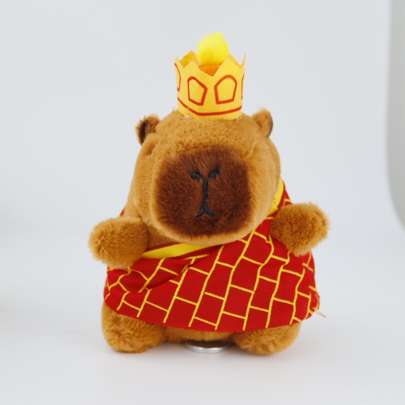 网红卡皮巴拉水豚毛绒礼物包包小挂件卡皮吧啦钥匙扣潮玩公仔批发详情5