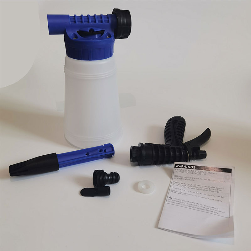 Portable water gun foaming large-capacity car wash kettle, household low-pressure foam spray kettle, car wash water gun adjustable pic 3