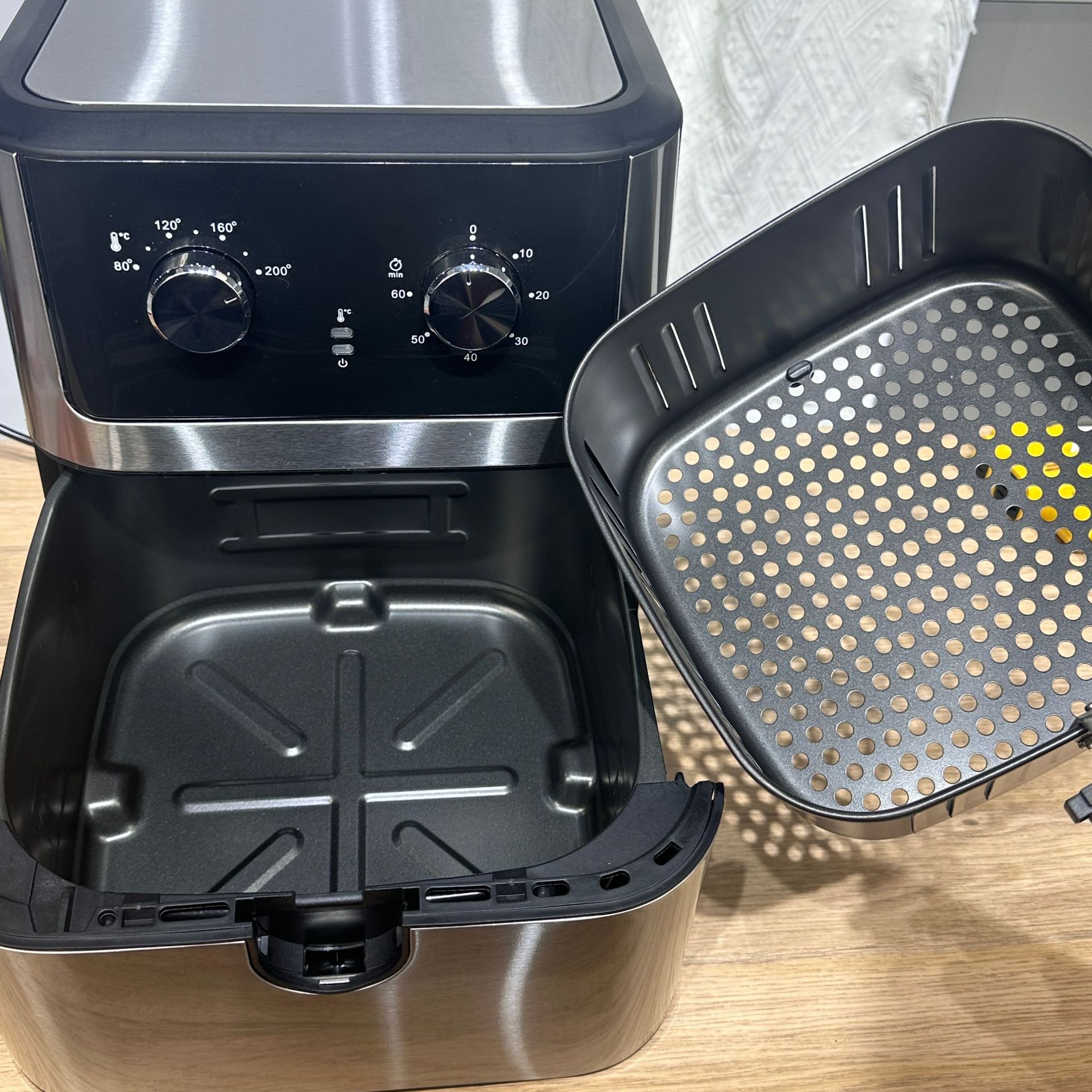 外贸AirFryer空气炸锅新款12L大容量智能触摸详情11