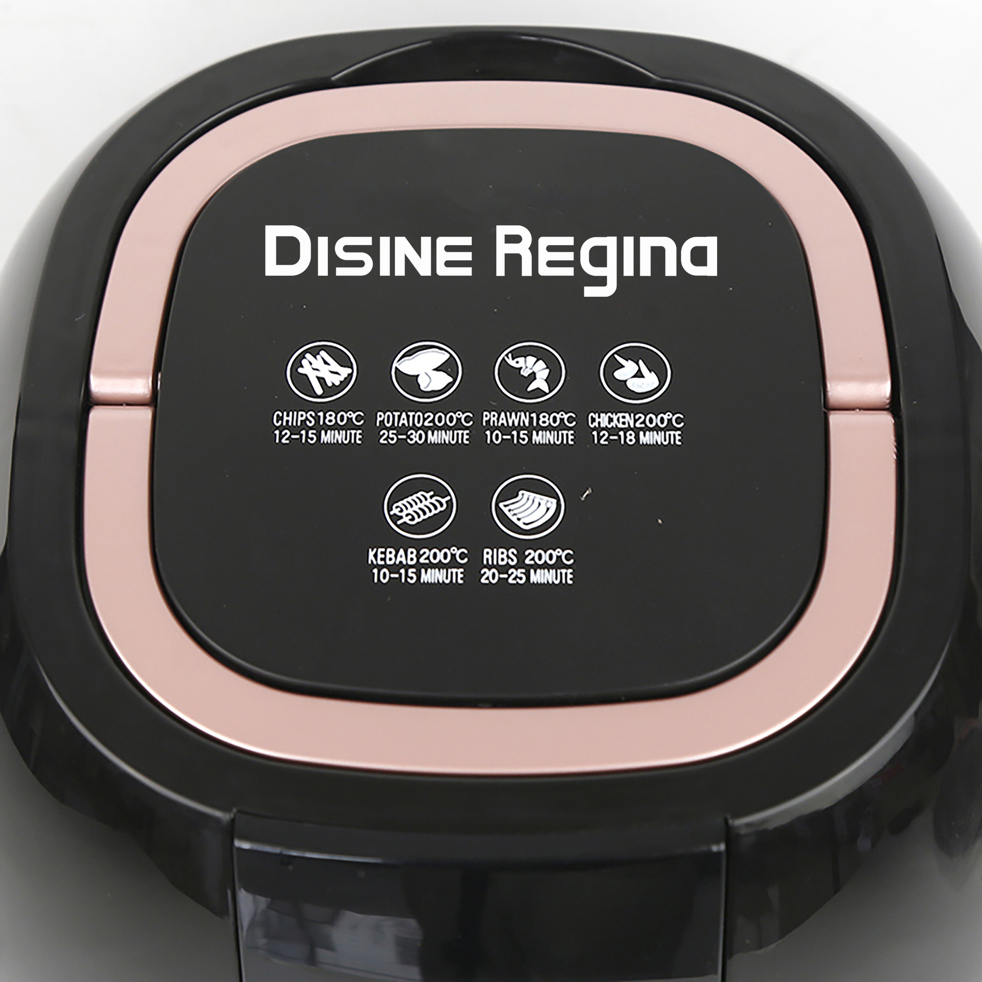 跨境Air Fryer空气炸锅8L智能机械版三色电炸锅详情9