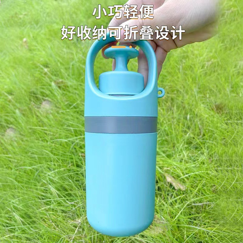 跨境新款宠物拾便器狗狗外出便携六爪铲屎夹屎器捡屎垃圾袋分配器详情13