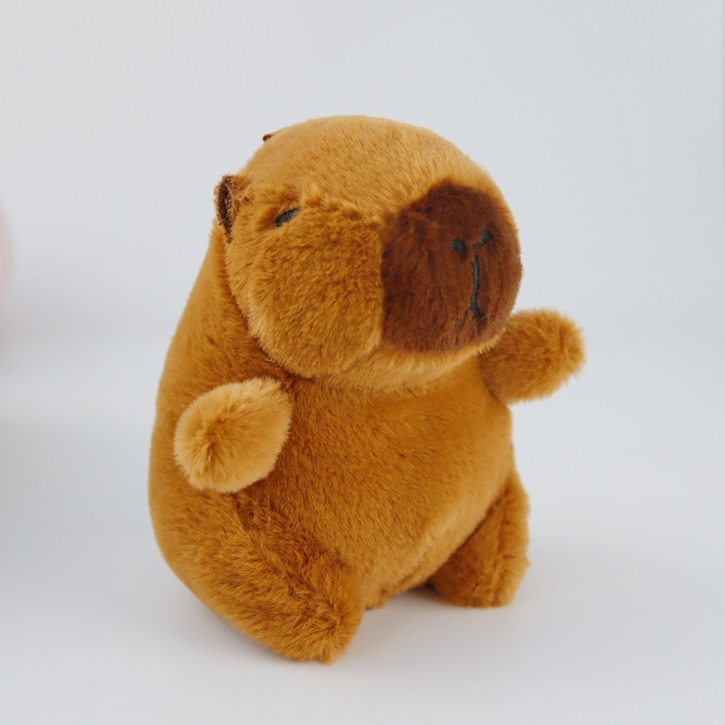 网红卡皮巴拉水豚毛绒礼物包包小挂件卡皮吧啦钥匙扣潮玩公仔批发详情2