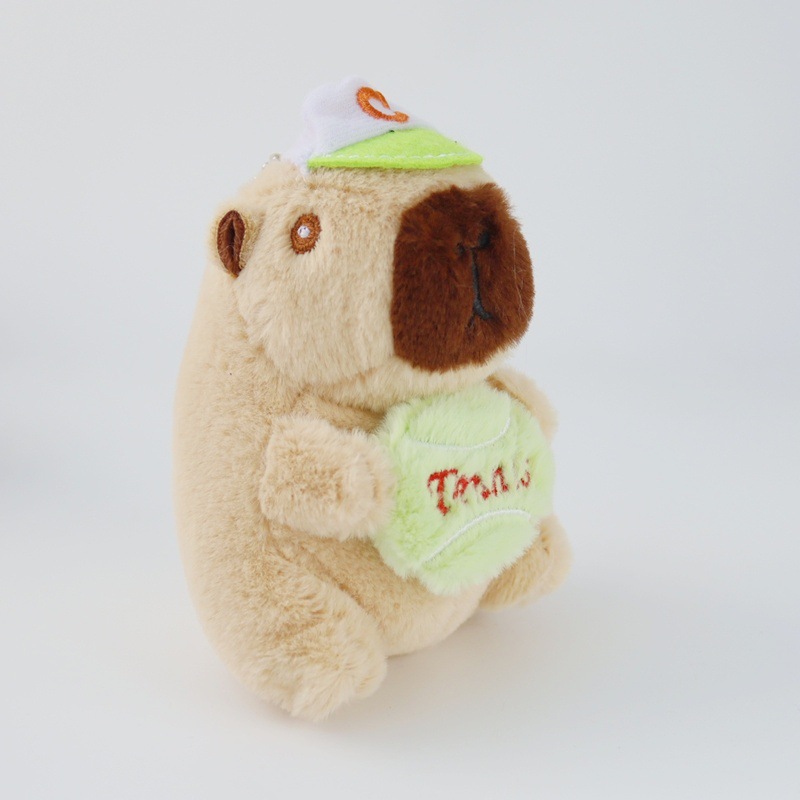 网红卡皮巴拉水豚毛绒礼物包包小挂件卡皮吧啦钥匙扣潮玩公仔批发详情10