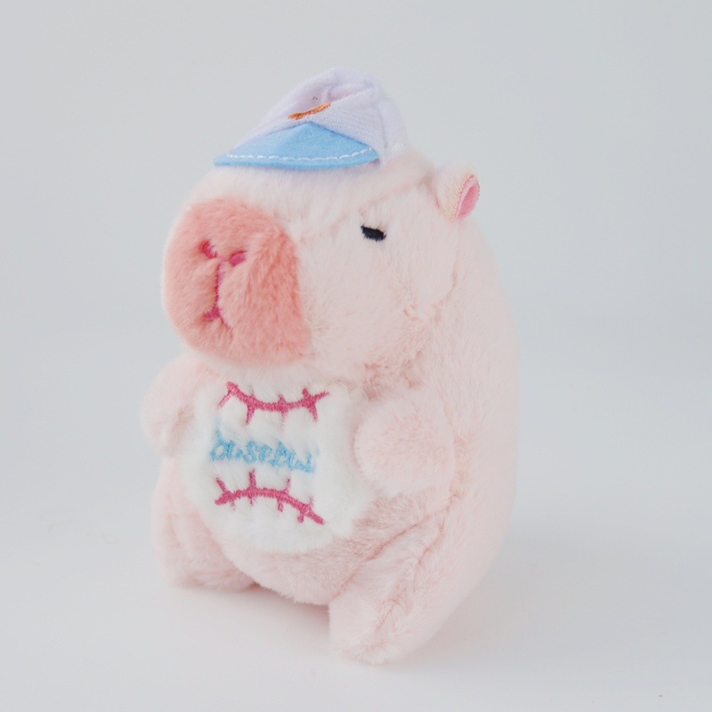 网红卡皮巴拉水豚毛绒礼物包包小挂件卡皮吧啦钥匙扣潮玩公仔批发详情14