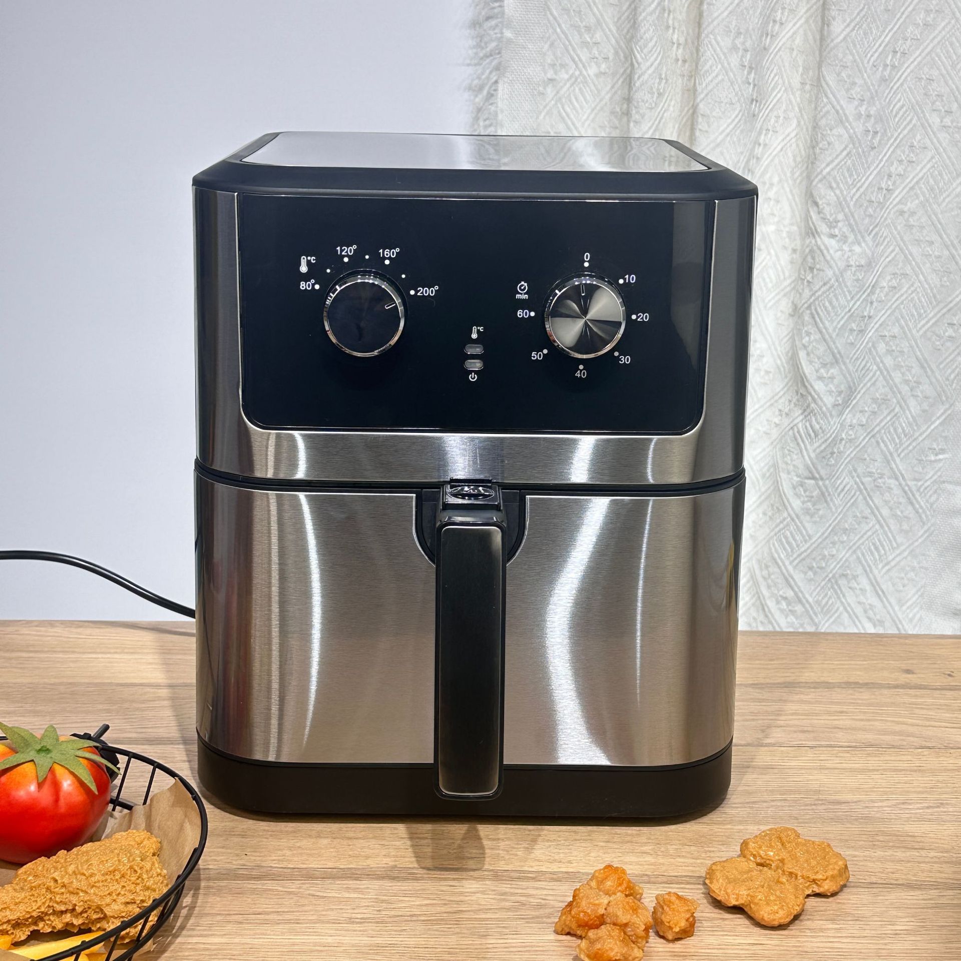 外贸AirFryer空气炸锅新款12L大容量智能触摸详情7