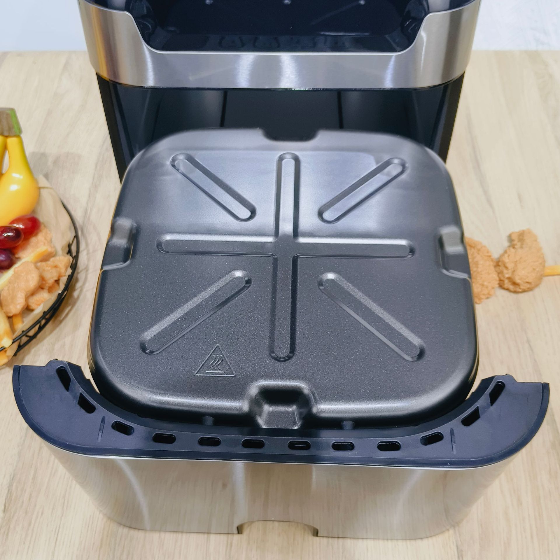 热销Air fryer空气炸锅12L双篮电炸锅薯条机大容量欧规空气炸锅详情16