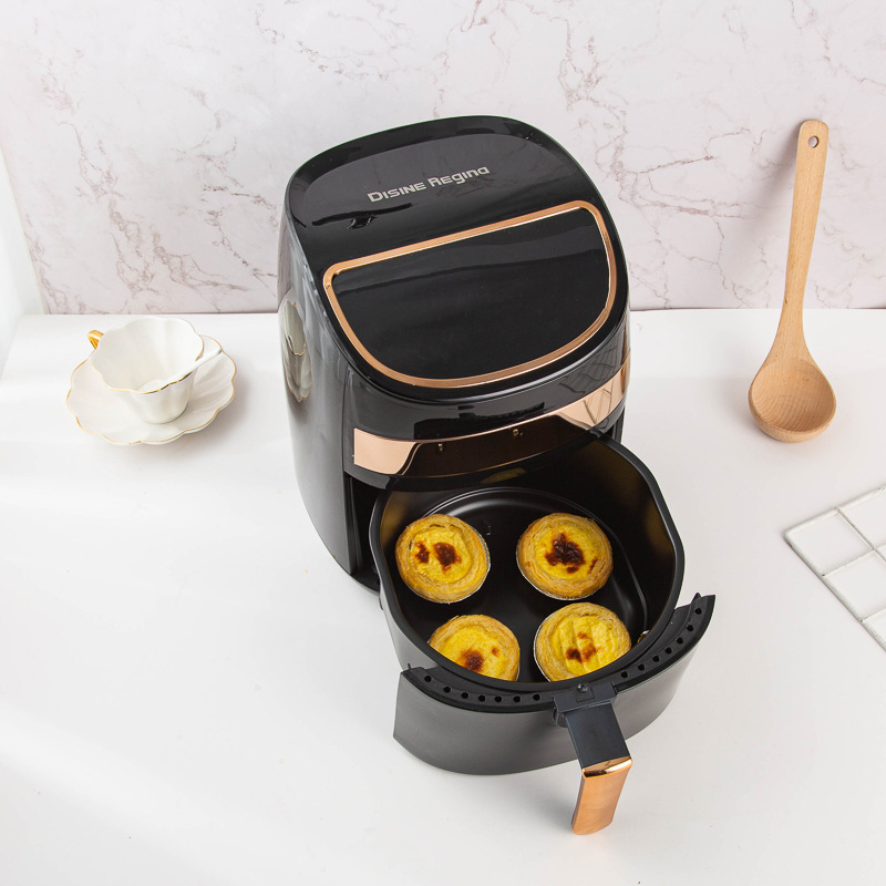 Hot-selling European multi-functional smart LCD touch air fryer, 5-liter 1000W air fryer pic 9