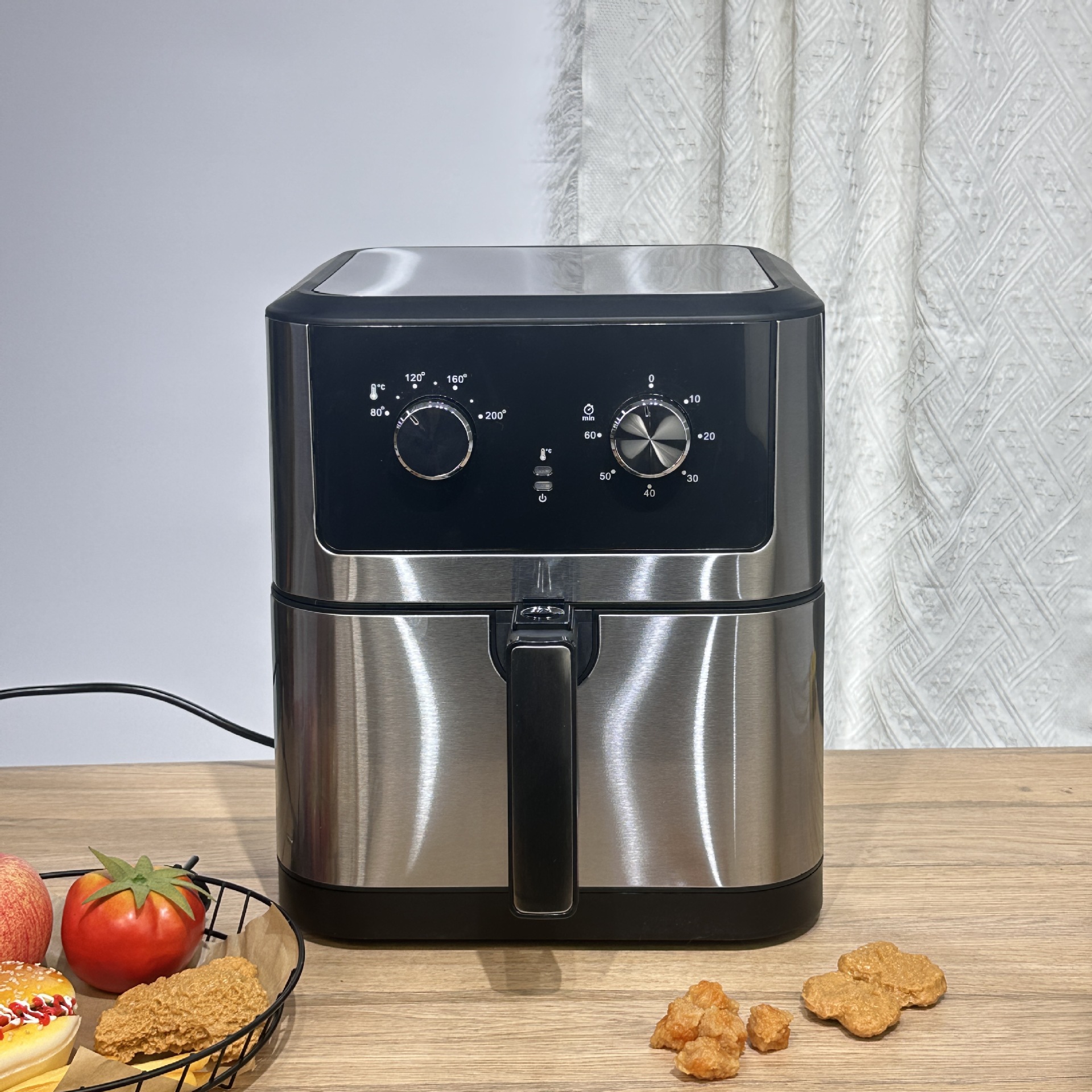 外贸AirFryer空气炸锅新款12L大容量智能触摸详情5